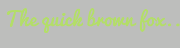 Image with Font Color B3DE68 and Background Color BDBEBC